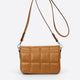 EMILIA leather crossbody bag - Cognac