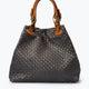 ARIA suede tote bag - Dark Brown