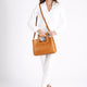 ANTHEA leather top handle bag - Cuoio