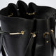 DIONE leather top handle bag - Nero