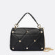 KYLIE leather top handle bag - Black