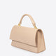 ASTRID leather top handle bag - Cipria