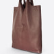 ARINA leather tote bag - Brown