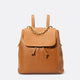 CORA leather backpack - Cognac