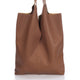 ARINA leather tote bag - Cuoio
