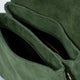 HAILEY suede crossbody bag - Green