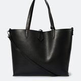 NIOBE Sac cabas en cuir - Noir