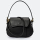 EDNA leather shoulder bag - Nero