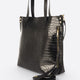 BRENDA leather shoulder bag - Black
