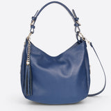 UMA Borsa a mano in pelle - Blu