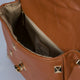 KYLIE leather top handle bag - Cuoio
