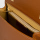 ASTRID leather top handle bag - Cognac
