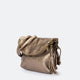 AGATHA leather crossbody bag - Gun Metal