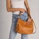 UMA leather top handle bag - Cognac
