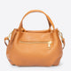 MAYA leather top handle bag - Cuoio