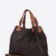 ARIA suede tote bag - Black