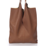 ARINA Sac cabas en cuir - Cuoio