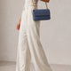CALLIE leather crossbody bag - Blue