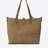 ODETTE Sac cabas en cuir - Taupe