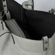ODETTE suede tote bag - Grey