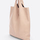 ARINA leather tote bag - Cipria