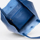 CLOTILDE leather tote bag - Blue