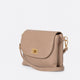 MAISIE leather crossbody bag - Taupe