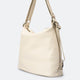 CORDELIA leather backpack - Taupe