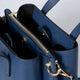 MAREN leather top handle bag - Blue