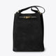 PHOEBE suede shoulder bag - Black