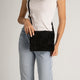 HAILEY suede crossbody bag - Black