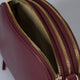 EBE leather crossbody bag - Wine
