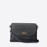 MAISIE Borsa a tracolla in pelle - Nero