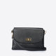 MAISIE leather crossbody bag - Black