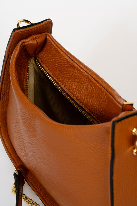 ECHO leather top handle bag - Cuoio