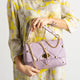 KYLIE leather top handle bag - Rosa