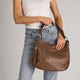 UMA leather top handle bag - Marrone