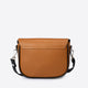 BELA leather crossbody bag - Cognac+Black