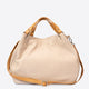 AZALEA leather top handle bag - Cipria+Cuoio