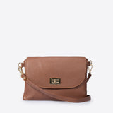 MAISIE Borsa a tracolla in pelle - Marrone