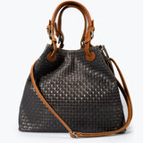 ARIA Sac cabas en cuir - Marron foncé