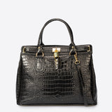 INGRID Sac à main en cuir - Noir