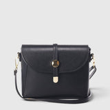 FREYA Sac bandoulière en cuir - Noir