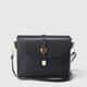 FREYA leather crossbody bag - Black