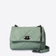 SIELLA leather shoulder bag - Menta