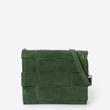 HAILEY Sac bandoulière en cuir - Vert