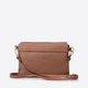 MAISIE leather crossbody bag - Brown