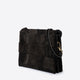 HAILEY suede crossbody bag - Black