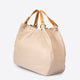 AZALEA leather top handle bag - Cipria+Cuoio