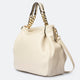 HELEN leather shoulder bag - Beige